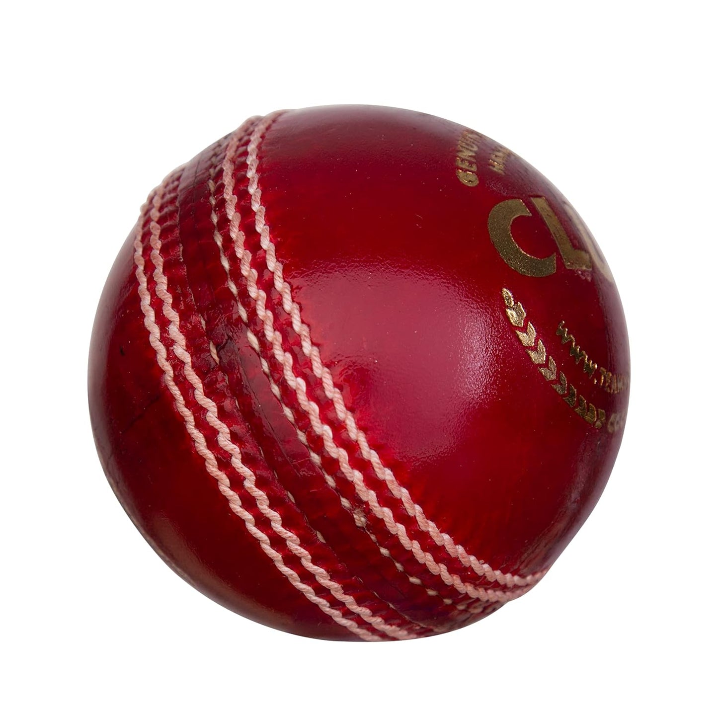 SG Club Cricket Balls | Colour: Red | Pack Size: Pack of 1 | Water-Resistant Leather Ball | Suitable for Practice Game | Tournament Game Cork
