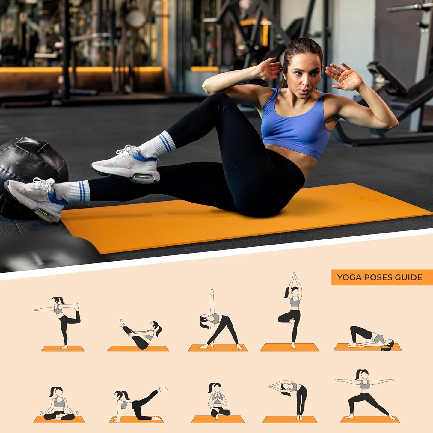 nivia yoga mat 10mm