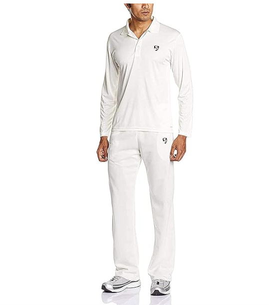 SG Club Full Sleeve Combo Cricket Whites (Senior)