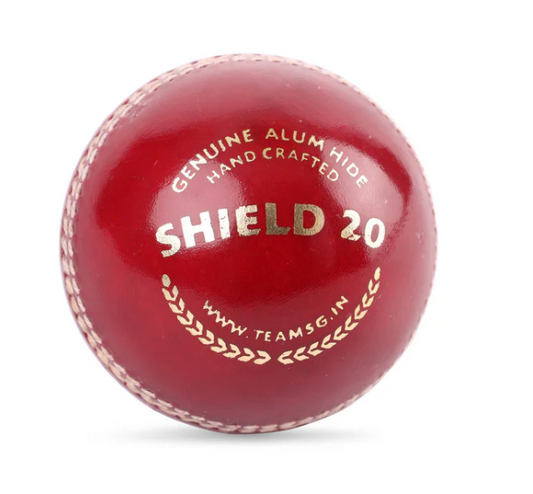 SG Shield 20 Red Cricket Leather Ball Regular price