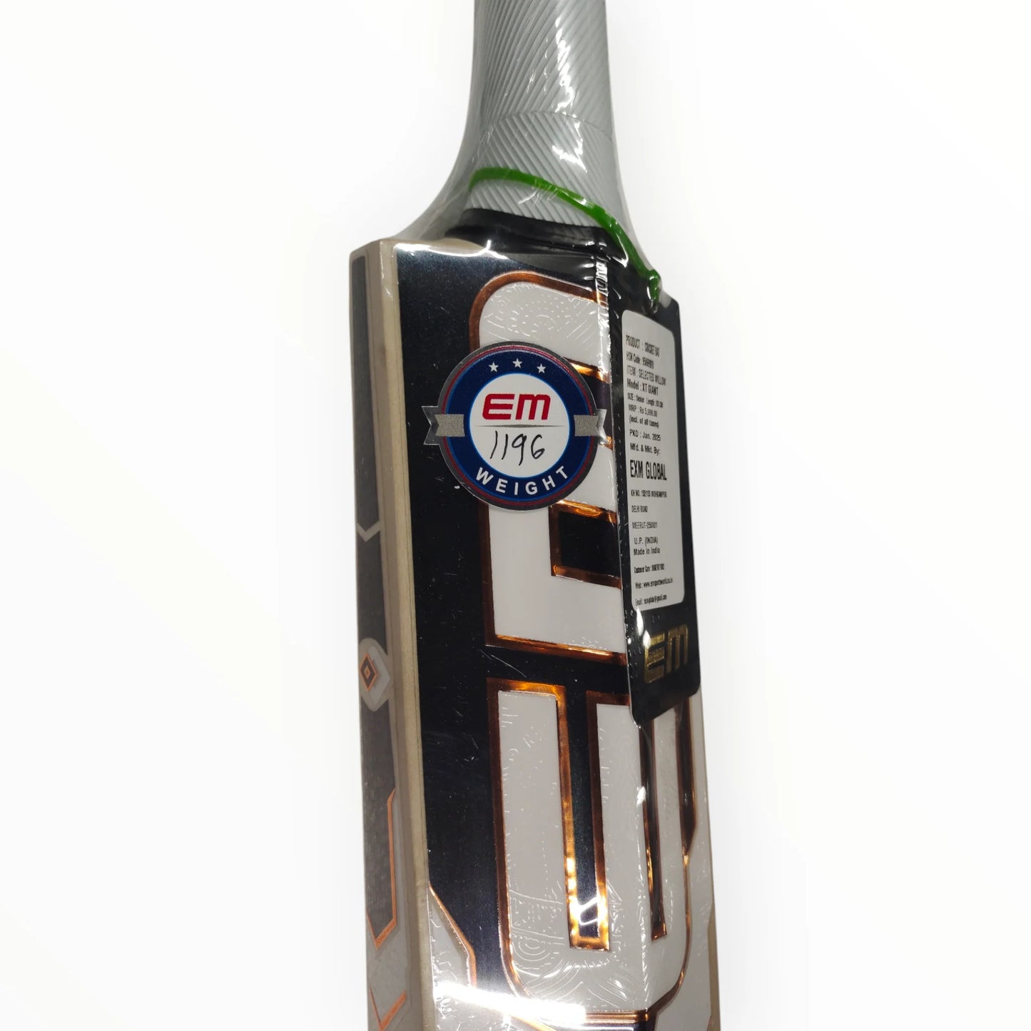 em xt giant cricket bat english willow