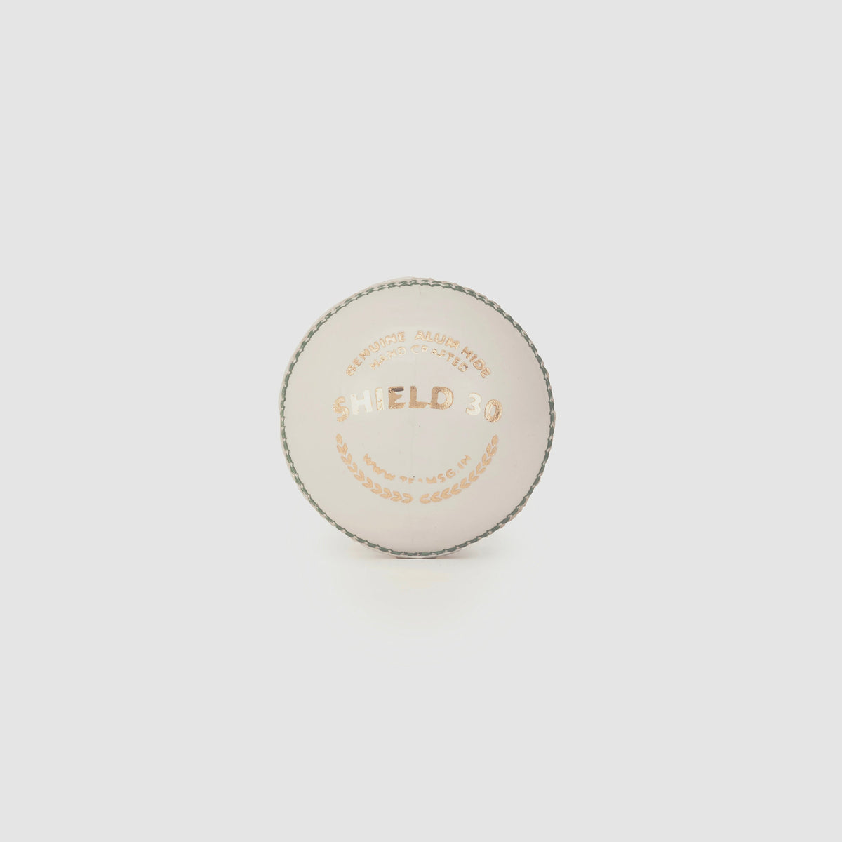 SG Shield 30 White Leather Cricket Ball – Standard Size