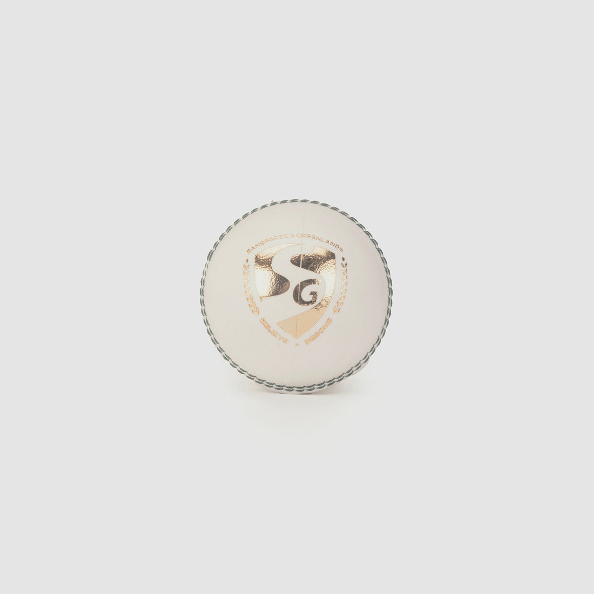 SG Super 50 White Leather Cricket Ball – Standard Size