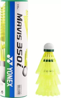 Yonex Mavis 350i Green Cap Nylon Shuttlecock (Yellow)