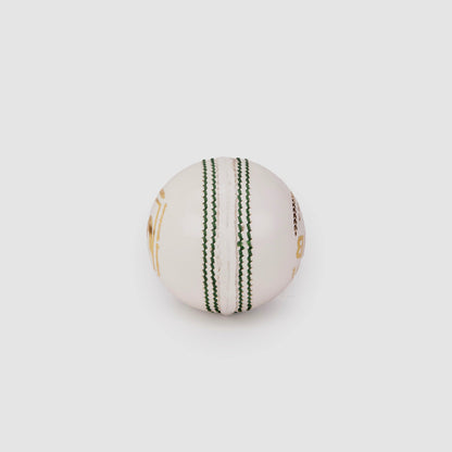 SG Club White Leather Cricket Ball – Standard Size