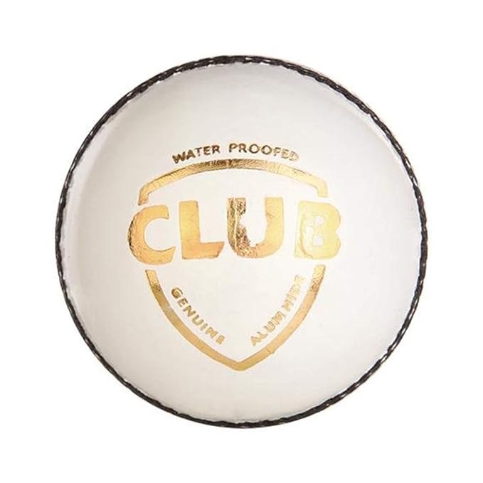Sg club white leather ball