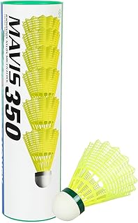 Yonex Mavis 350 Green Cap Nylon Shuttlecock (Yellow)