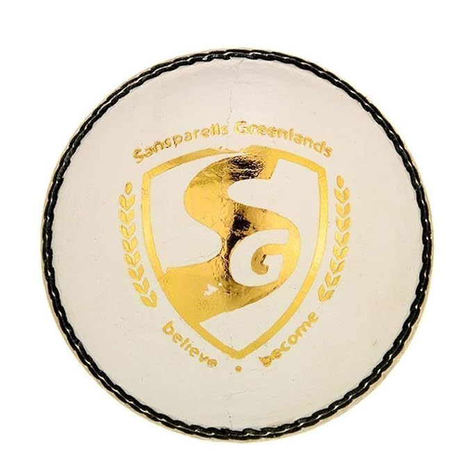 Sg club white leather ball