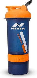 Nivia Dominator 2.0 Plastic Sports Bottle, Adult 600 ML (Blue)