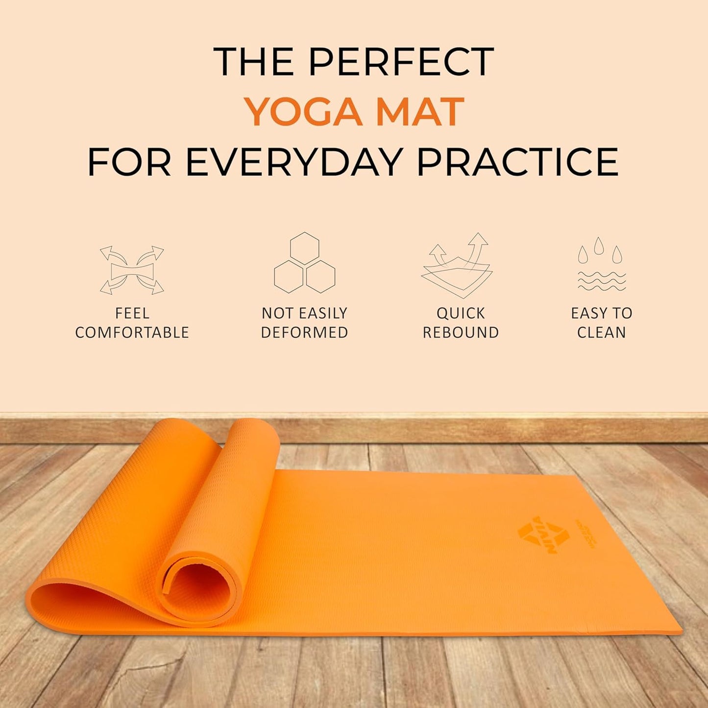 nivia yoga mat 10mm