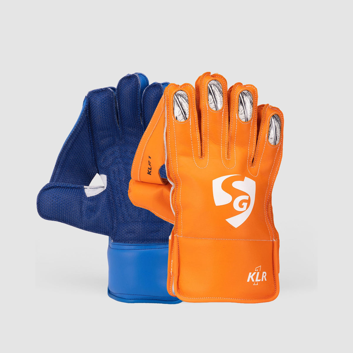 SG KLR 1 Wicket Keeping Gloves – Adult, Blue/Red