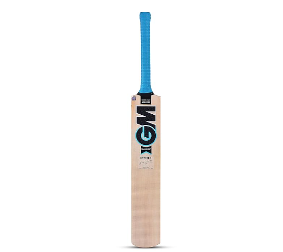 GM Diamond Striker Kashmir Willow Cricket Bat with Cross Weave Tape on The Face |Size-5| Light Weight | Free Cover|