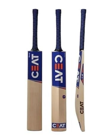 IVAAN CEAT English Willow Cricket Bat Rohit Sharma Special Edition with Full Cane Handle with Bat Cover Play for Leather Ball