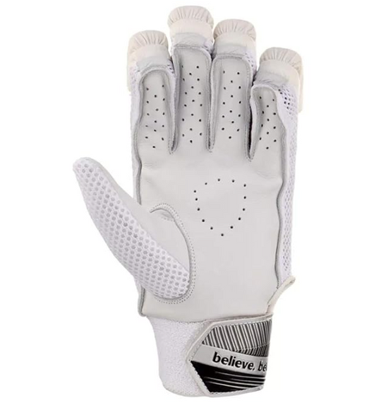 SG Leather Cricket Litevate White RH Batting Gloves