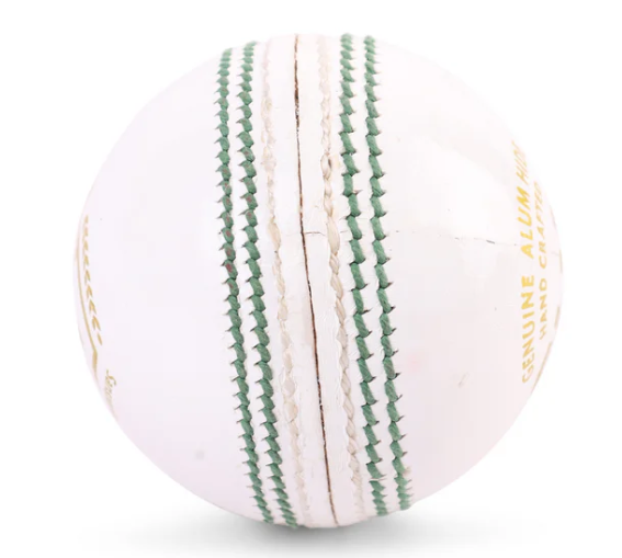 SG Club White Youth Leather Cricket Ball