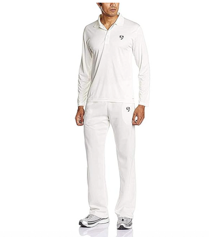 SG Club Full Sleeve Combo Cricket Whites (Senior)