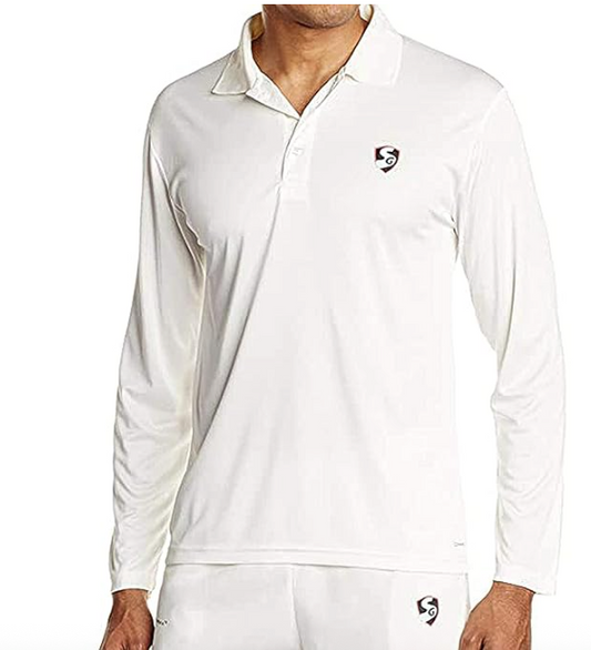 SG Club Full Sleeve Combo Cricket Whites (Senior)