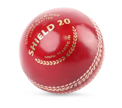 SG Shield 20 Red Cricket Leather Ball Regular price
