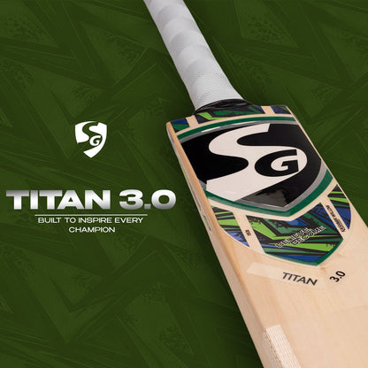 SG Titan 3.0 Kashmir Willow Cricket Bat – Full Size SH