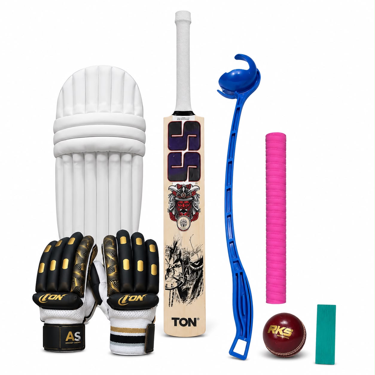 SS Blue Devil Cricket Batting Combo Kit