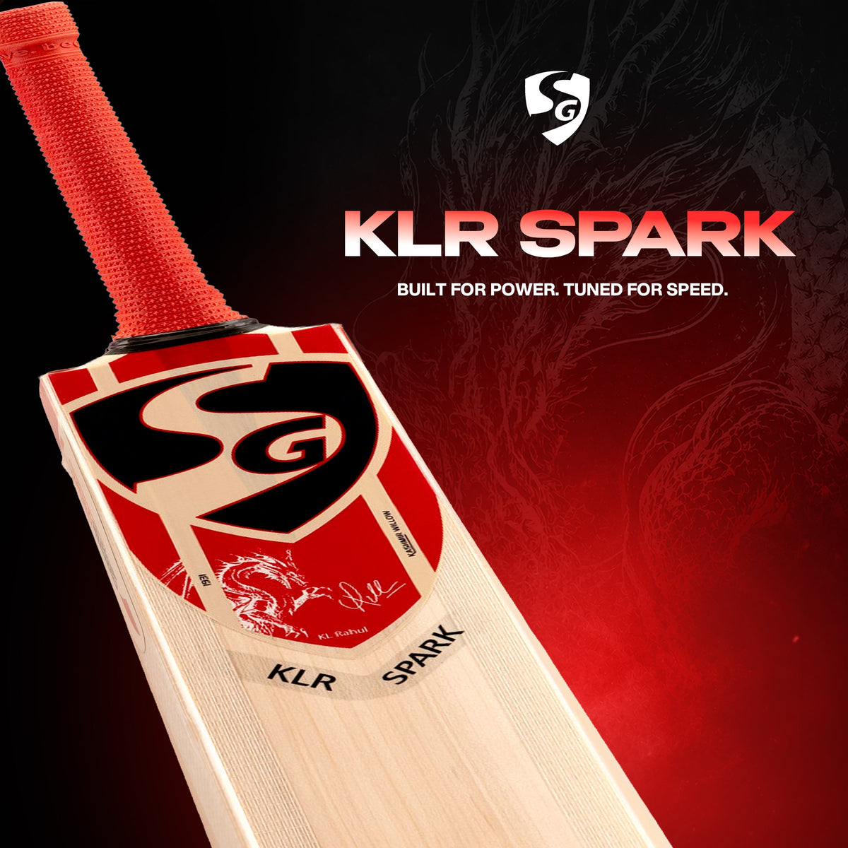 SG KLR Spark Kashmir Willow Cricket Bat – Full Size SH