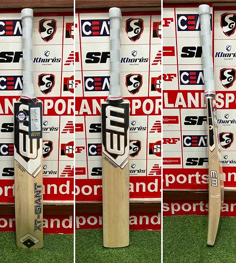 em xt giant cricket bat english willow