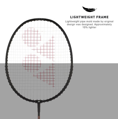 Yonex GR 303i Black Aluminium Badminton Racquet with Full Cover(Made in India)
