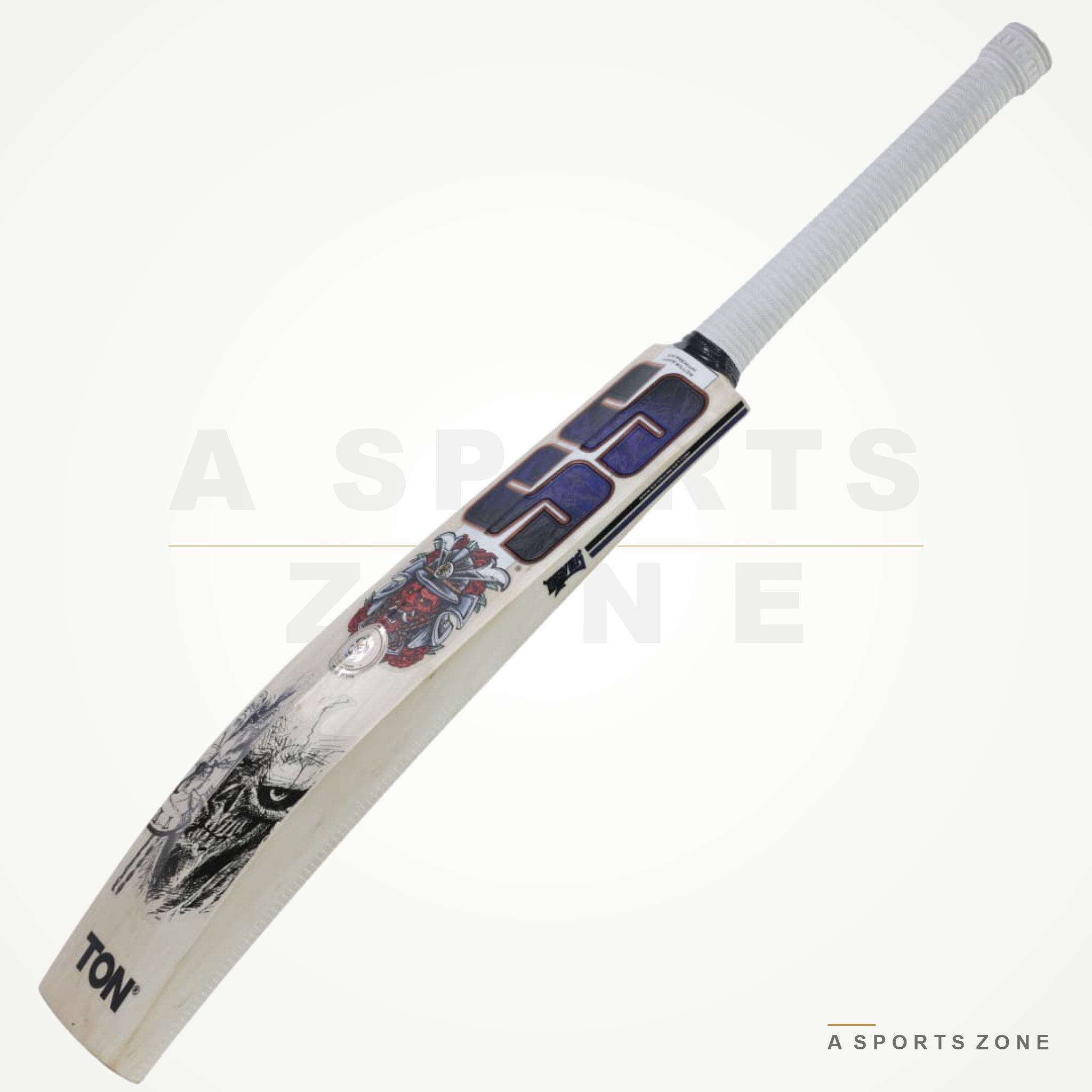 SS Devils R-7 Dark Blue Kashmir Willow Cricket Bat | Asports Zone
