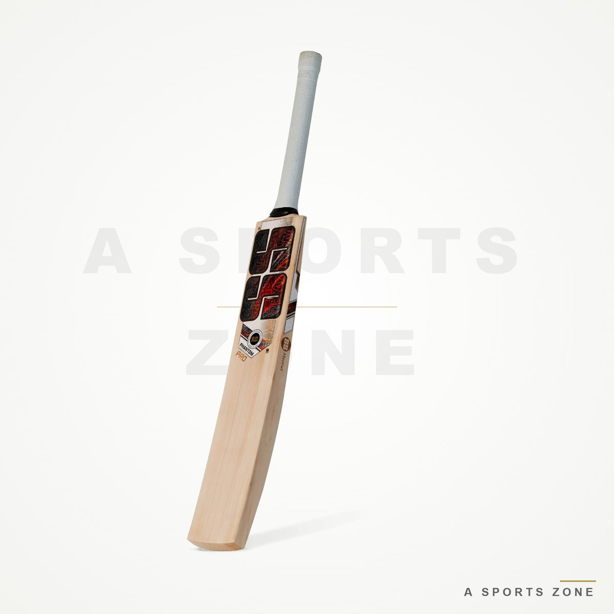 SS Phantom Pro English Willow Cricket Bat angle - A Sports Zone