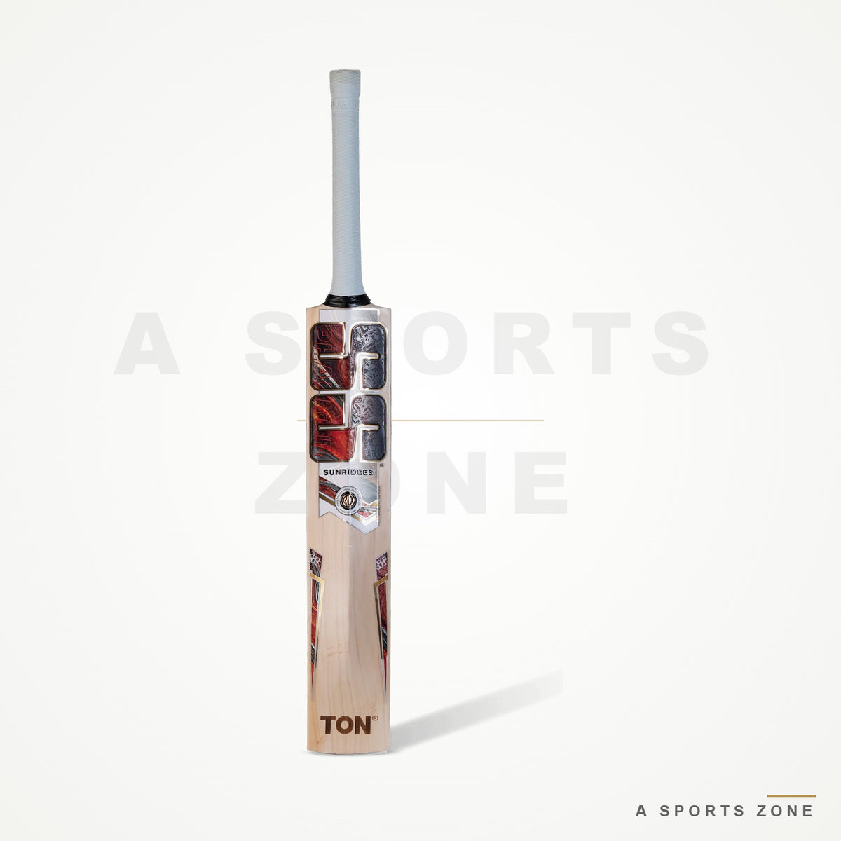 SS Phantom Pro English Willow Cricket Bat back - A Sports Zone