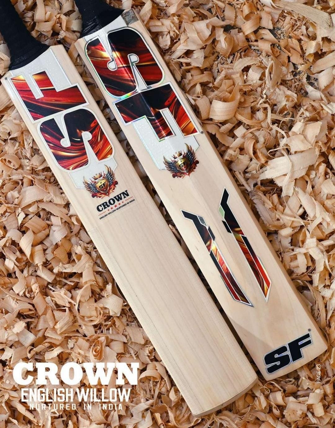 SF Crown Cricket BAT 7NO FULL SIZE